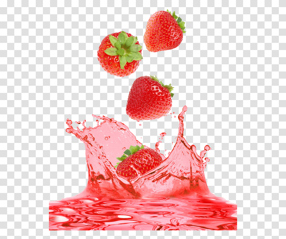 Strawberry Fruit Strawberry Clipart Strawberries Red Juice Splash, Plant, Food, Raspberry, Beverage Transparent Png