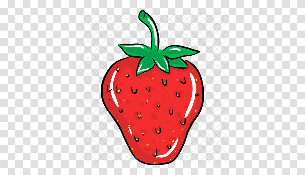 Strawberry Icon Strawberry, Fruit, Plant, Food Transparent Png
