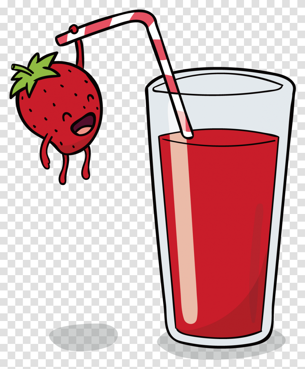 Strawberry Juice Clipart, Beverage, Drink, Cocktail, Alcohol Transparent Png