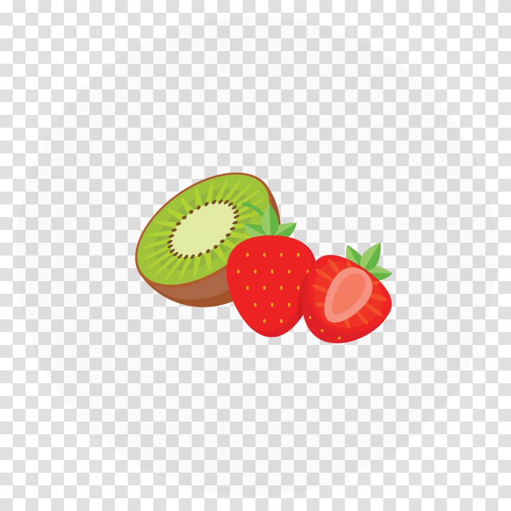 Strawberry Kiwi Sorbet Fresh, Plant, Fruit, Food, Raspberry Transparent Png