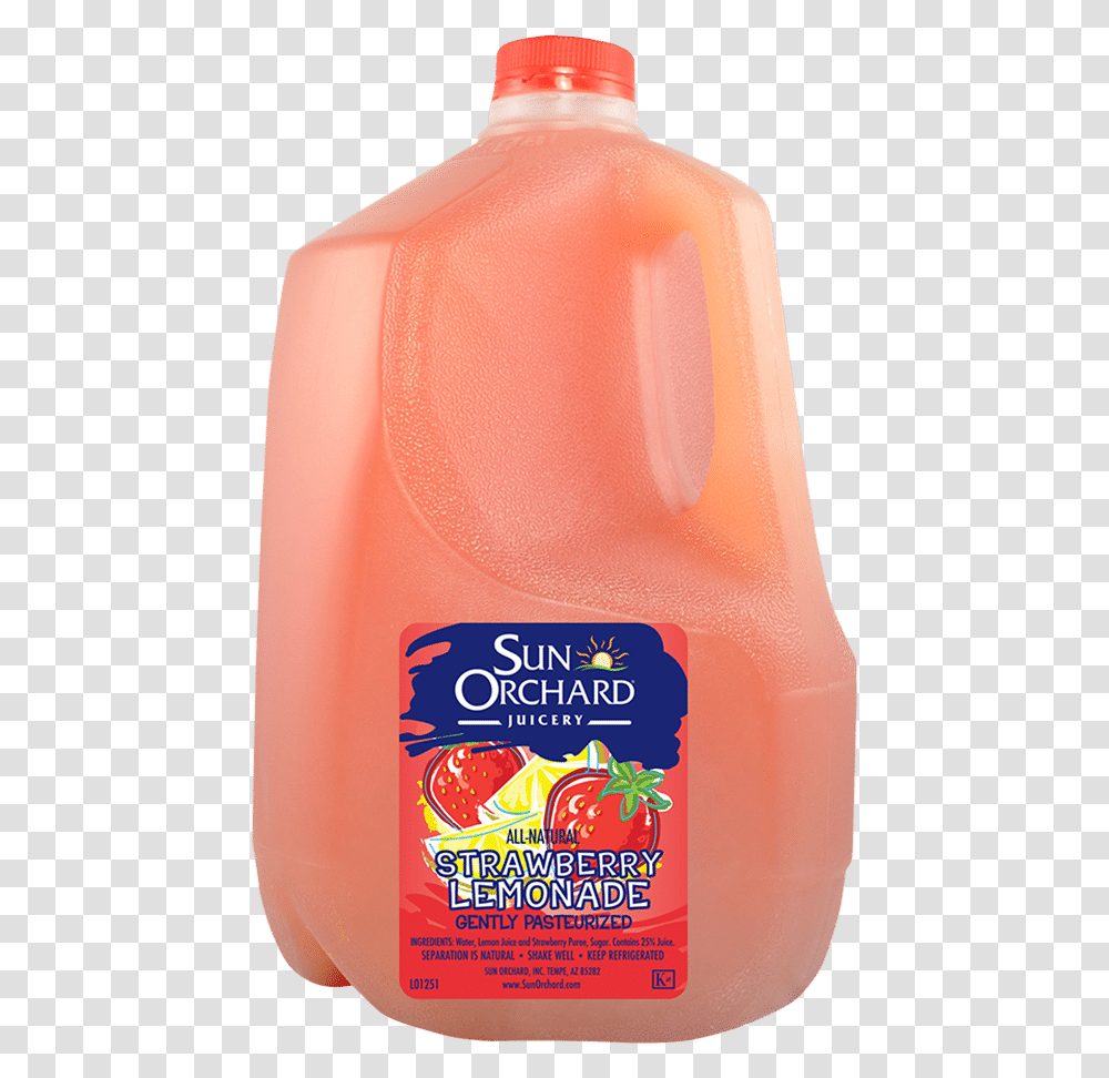 Strawberry Lemonade 1gl Plastic Bottle, Cosmetics, Shampoo Transparent Png