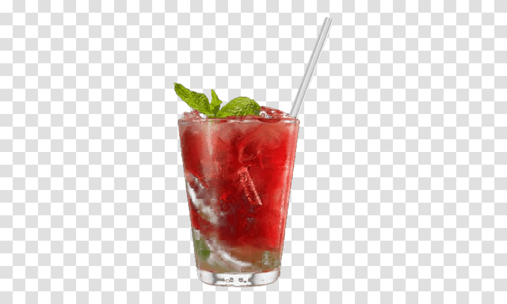 Strawberry Mojito Cocktail, Alcohol, Beverage, Drink, Ketchup Transparent Png