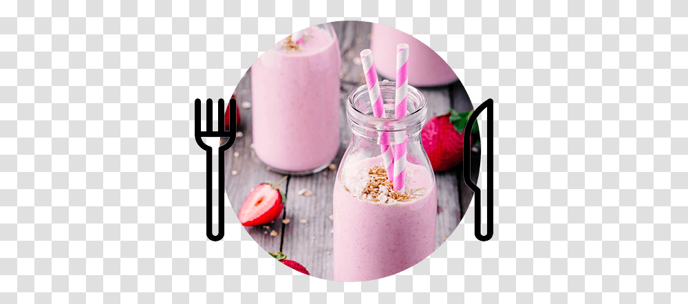 Strawberry Oats Milkshake Recipe, Juice, Beverage, Drink, Smoothie Transparent Png