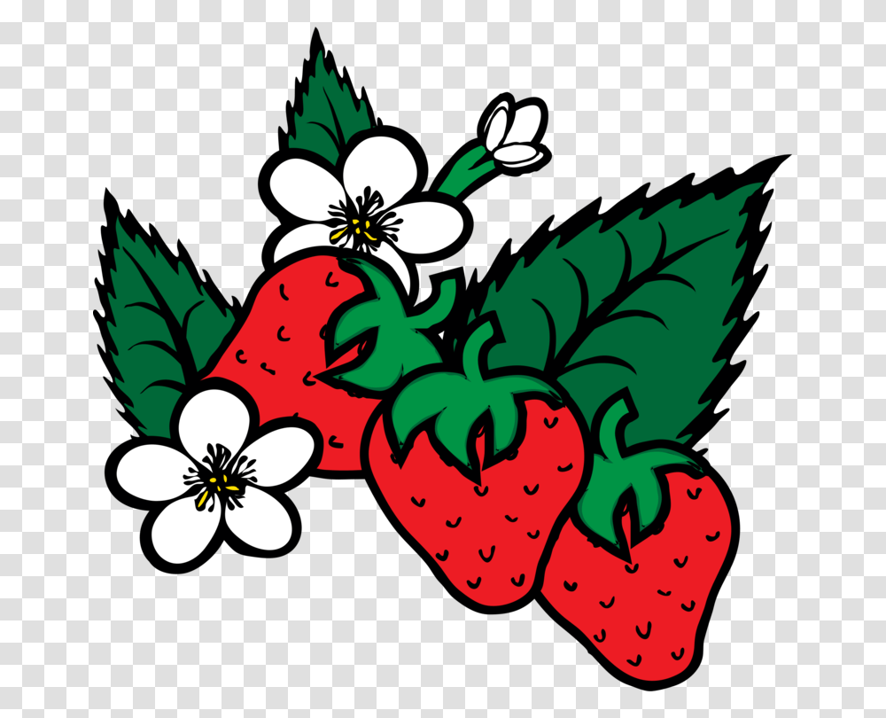 Strawberry Pie Milkshake Shortcake Cartoon, Fruit, Plant, Food, Flower Transparent Png