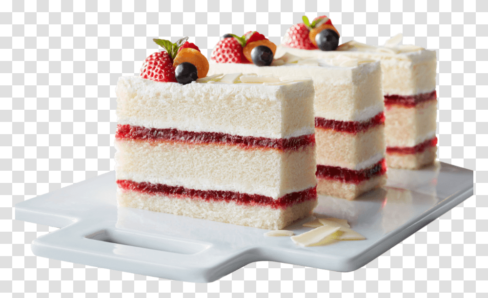 Strawberry Piece Of Cake, Dessert, Food, Birthday Cake, Torte Transparent Png