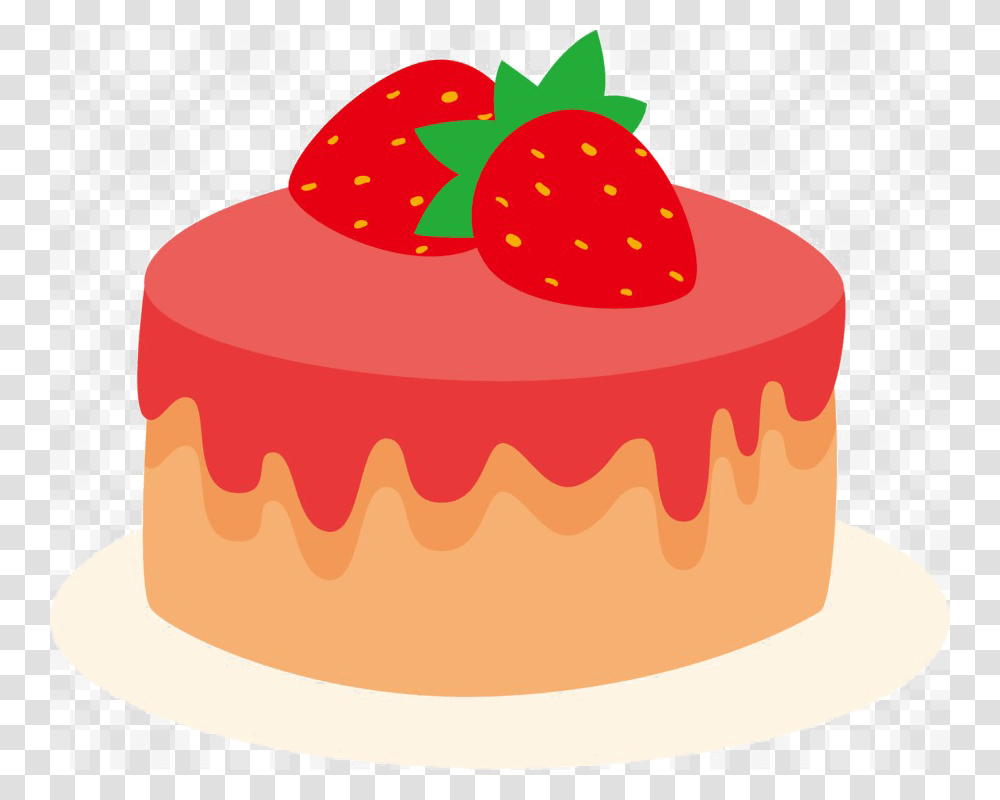 Strawberry Pudding Background Arts, Dessert, Food, Cake, Birthday Cake Transparent Png