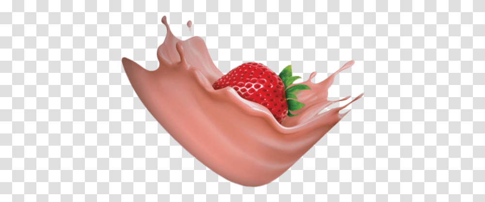 Strawberry Pudding Background Image Strawberries And Cream, Fruit, Plant, Food, Person Transparent Png