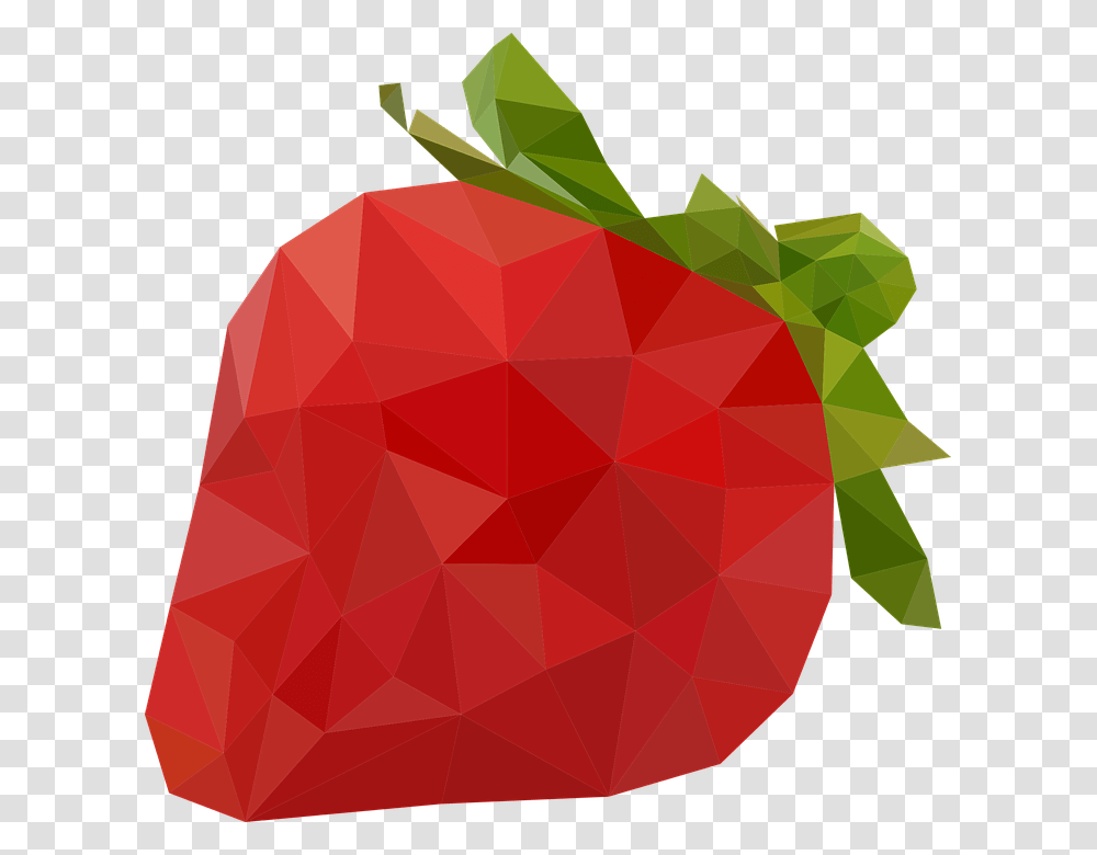 Strawberry Red Fruit Strawberries Red Strawberry, Plant, Food, Diamond, Jewelry Transparent Png