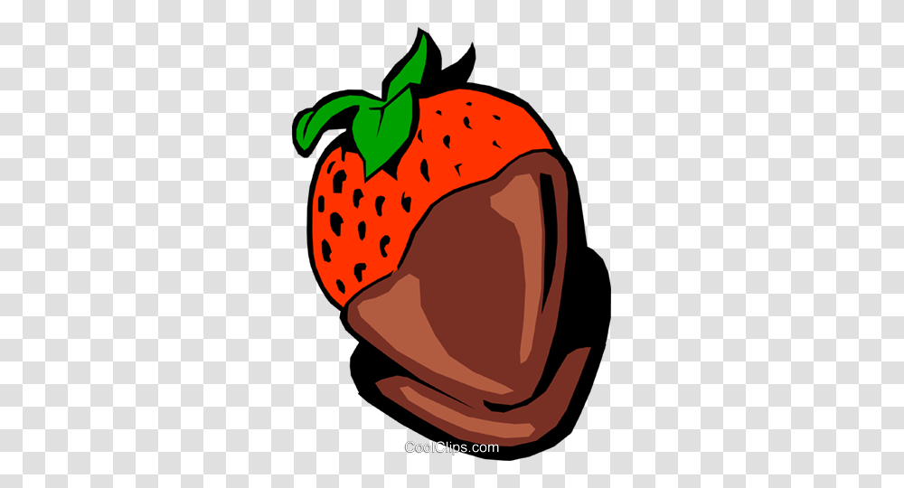 Strawberry Royalty Free Vector Clip Art Illustration, Fruit, Plant, Food Transparent Png
