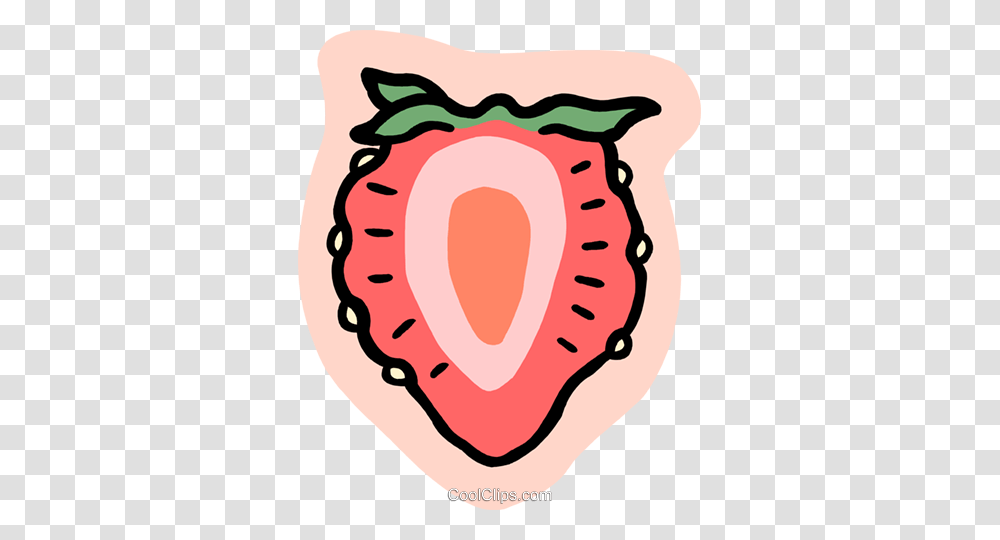 Strawberry Royalty Free Vector Clip Art Illustration, Plant, Fruit, Food, Watermelon Transparent Png