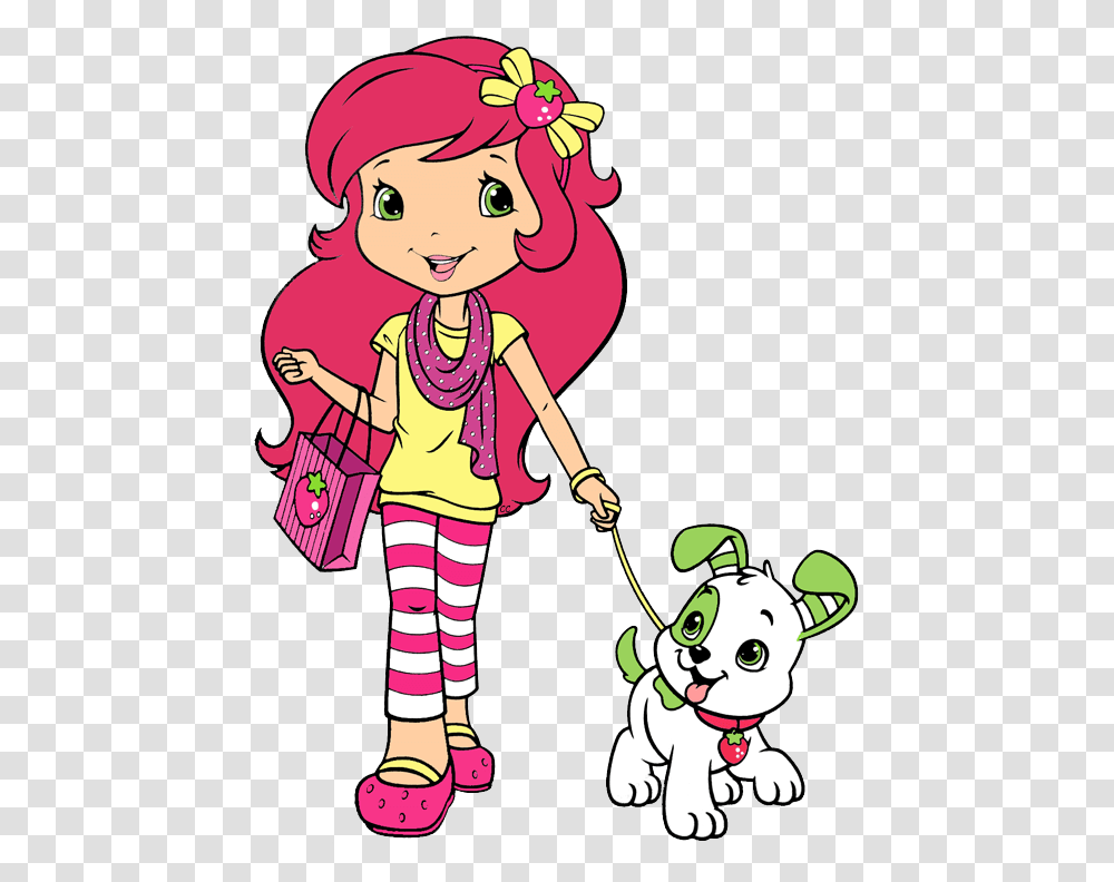 Strawberry Shortcake Berry Bitty Adventures Cartoon, Person, Human, Cleaning, Female Transparent Png
