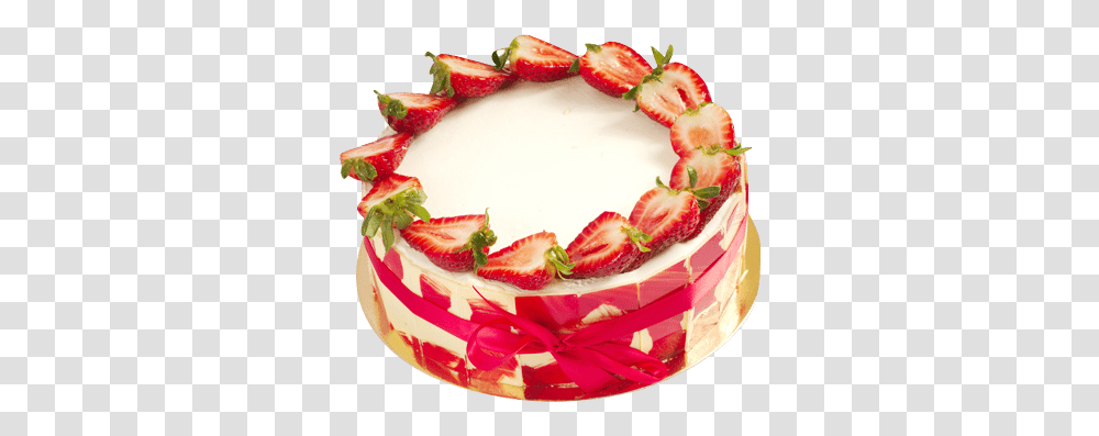 Strawberry Shortcake Birthday Cake, Fruit, Plant, Food, Dessert Transparent Png