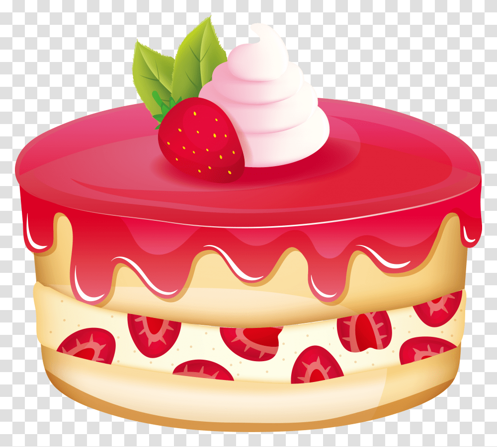 Strawberry Shortcake Bxe Nh Strawberry Shortcake Cake Clipart, Birthday Cake, Dessert, Food, Cream Transparent Png
