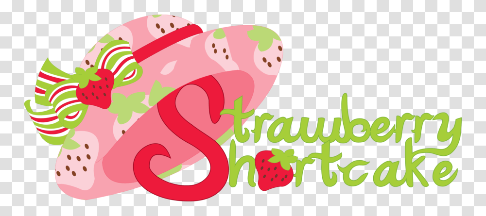 Strawberry Shortcake Cartoon Logo, Food, Sweets, Number Transparent Png