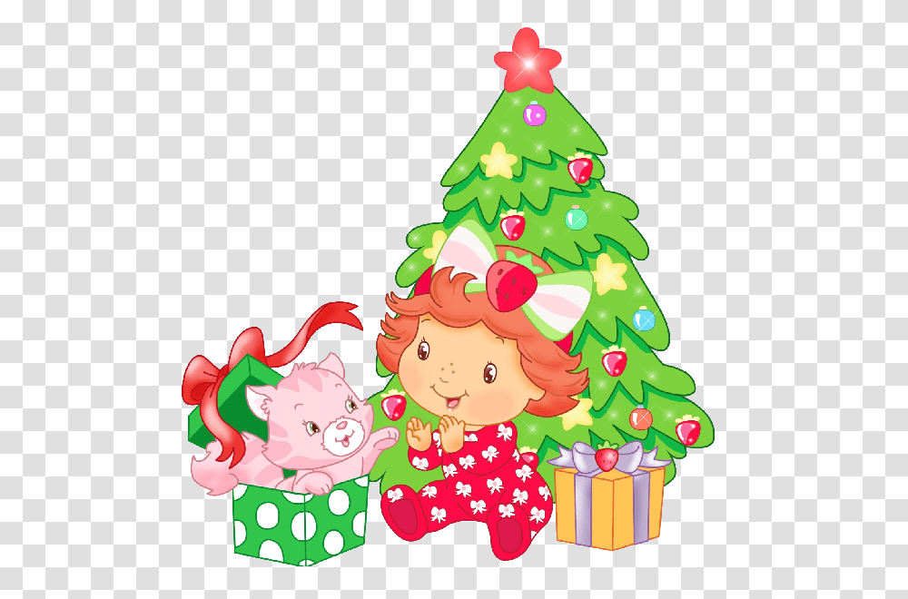 Strawberry Shortcake Clip Art, Tree, Plant, Ornament, Christmas Tree Transparent Png