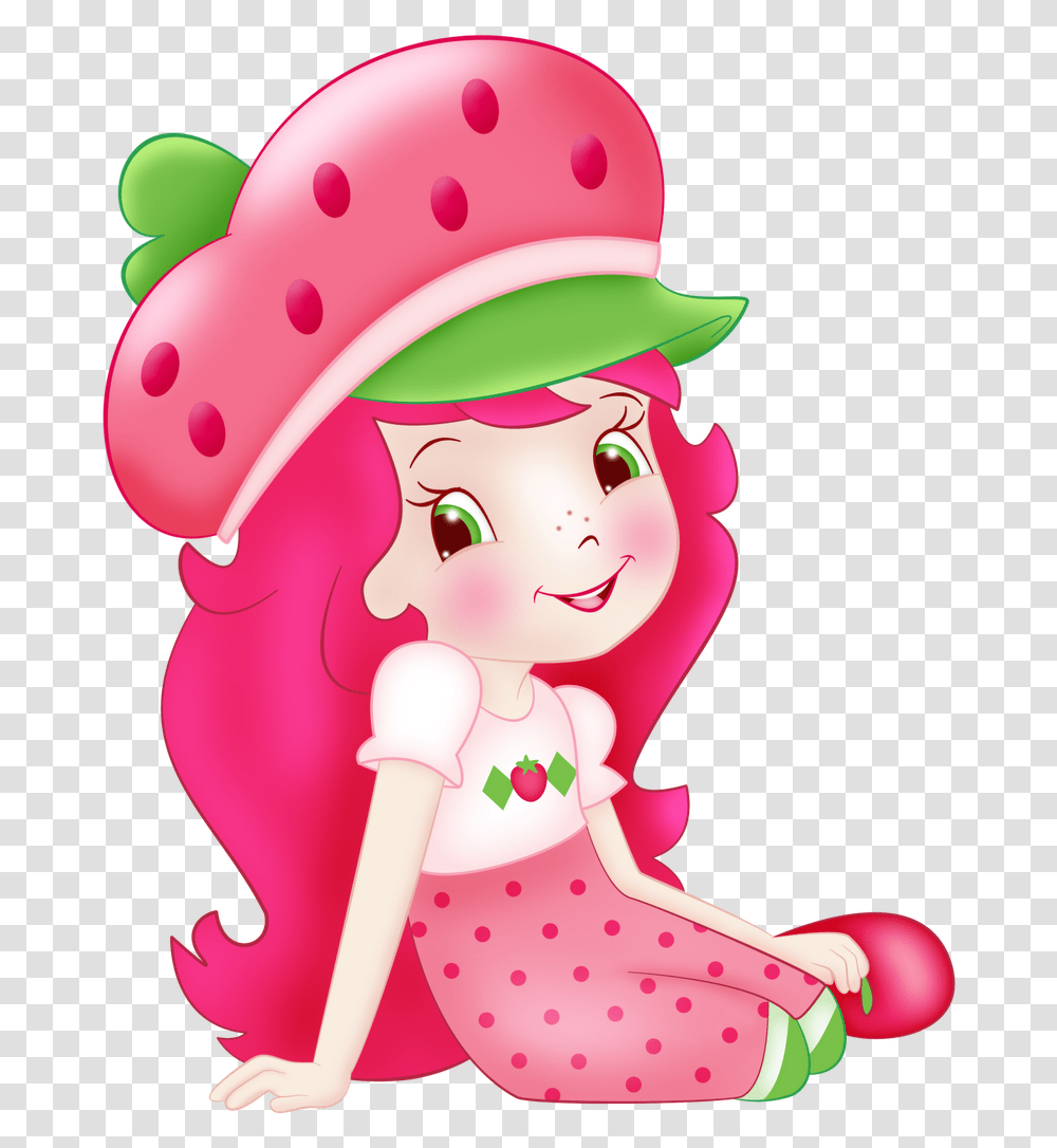 Strawberry Shortcake Clipart Strawberry Shortcake Cartoon, Food, Toy, Person Transparent Png