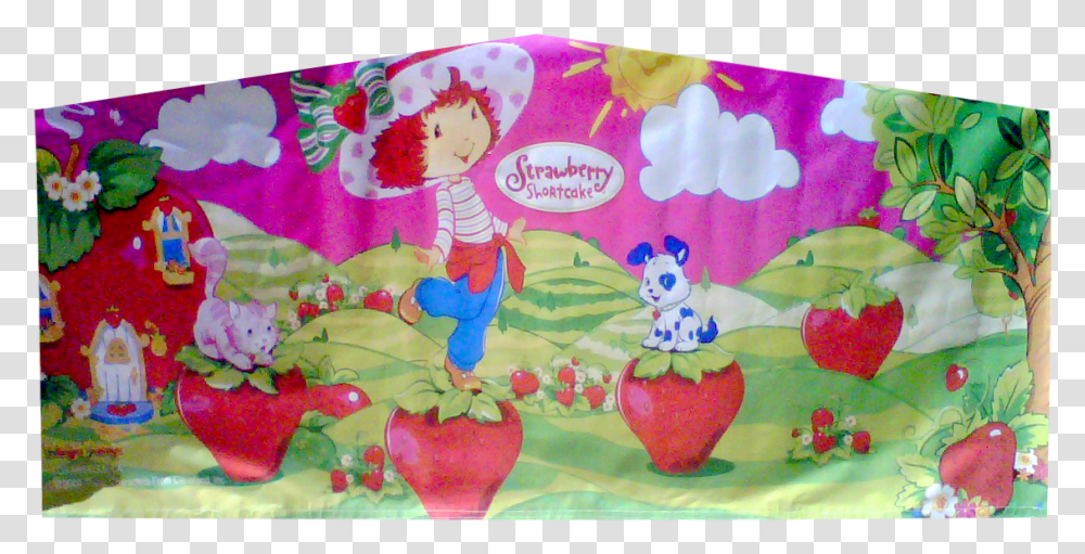 Strawberry Shortcake Seaberry Beach Party 2005, Applique, Birthday Cake, Food, Diaper Transparent Png