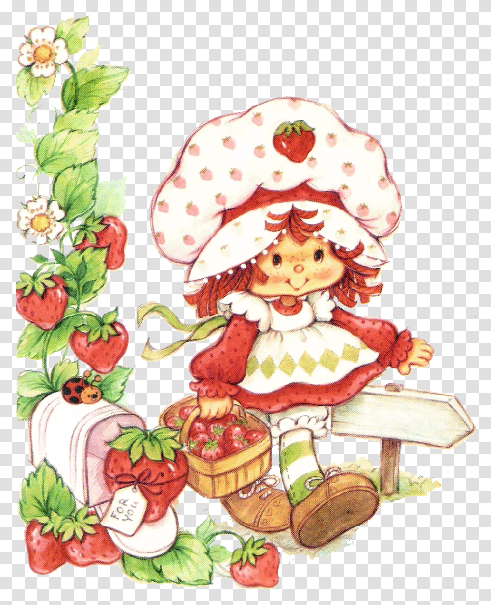 Strawberry Shortcake Vintage, Plant, Flower, Floral Design Transparent Png