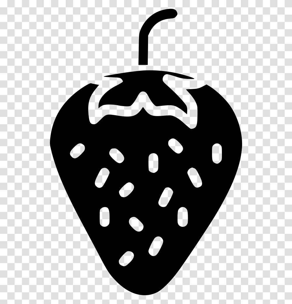 Strawberry Strawberry White Icon, Stencil, Texture, Polka Dot Transparent Png