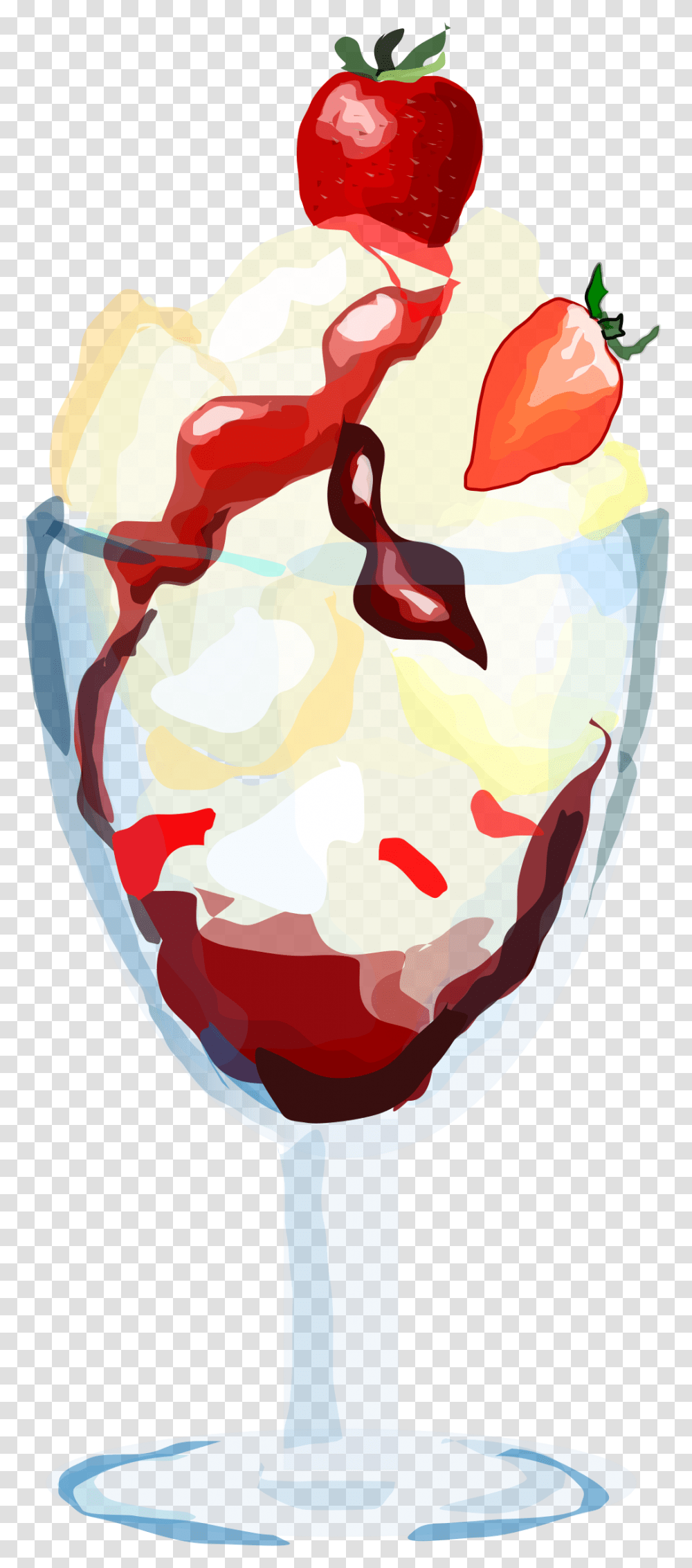 Strawberry Sundae Icons, Glass, Food, Outer Space, Astronomy Transparent Png