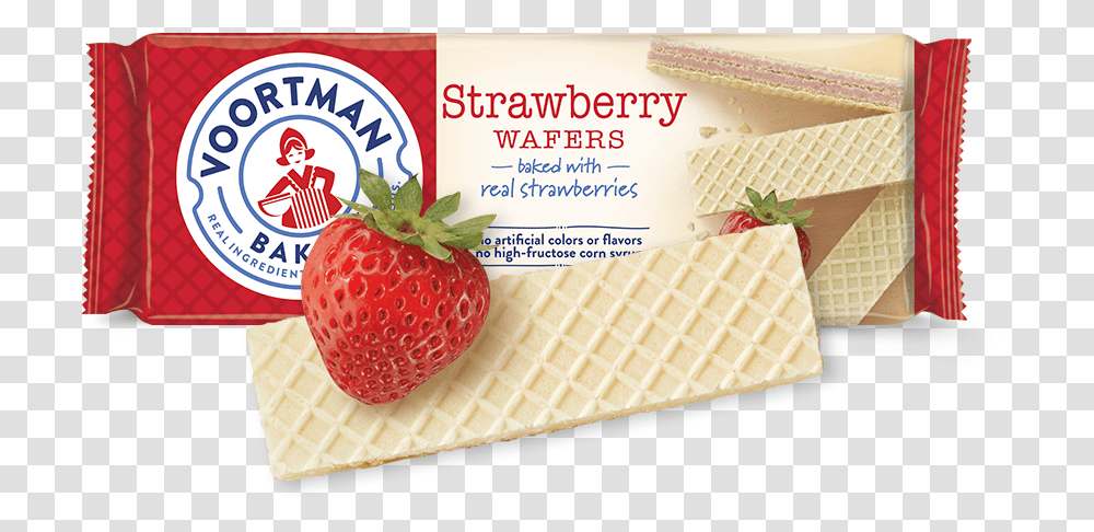 Strawberry Wafers Voortman Strawberry Wafers, Fruit, Plant, Food, Meal Transparent Png