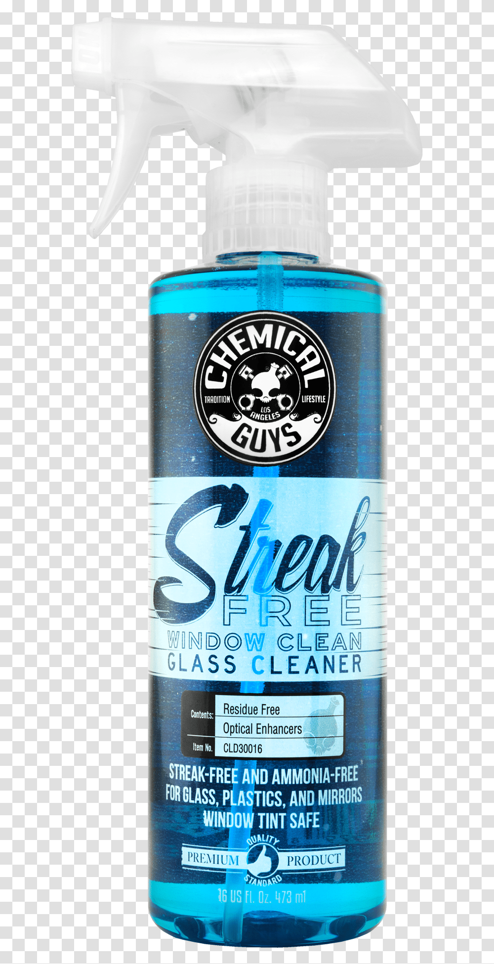 Streak Free Window Clean Glass Cleaner Chemical Guys Matte Detailer, Cosmetics, Tin, Can, Bottle Transparent Png