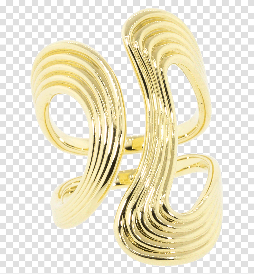 Stream Lines Open Gold Ring Solid, Accessories, Accessory, Ivory, Jewelry Transparent Png