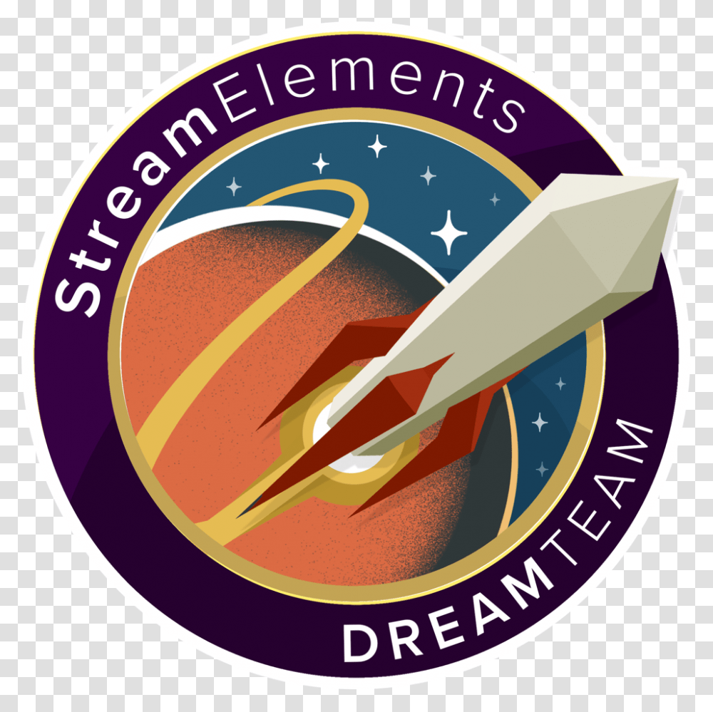 Streamelements Dream Team, Logo, Trademark, Label Transparent Png