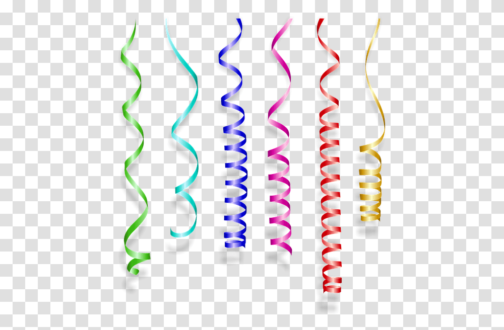 Streamers Background Streamers, Spiral, Coil, Suspension Transparent Png
