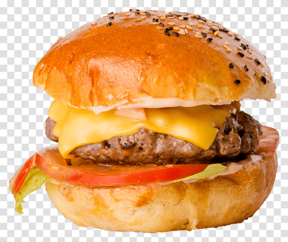 Street Burger Cheeseburger, Food Transparent Png