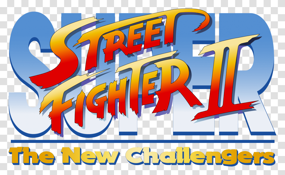 Street Fighter 2 The New Challengers Marquee, Word, Alphabet, Meal Transparent Png