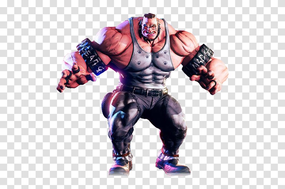 Street Fighter Characters Abigail, Hand, Person, Human, Batman Transparent Png