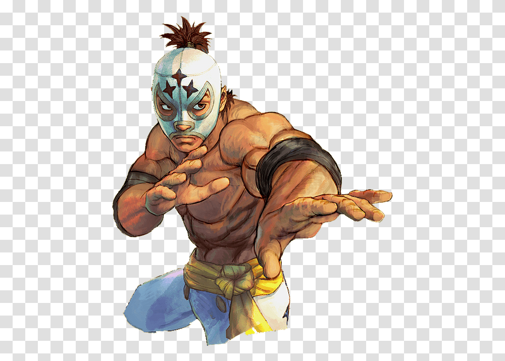 Street Fighter Clipart Street Fighter El Street Fighter Rey Mysterio, Person, Human, Hand, World Of Warcraft Transparent Png