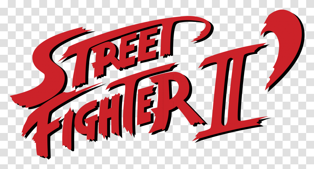 Street Fighter Ii Logo Street Fighter Title Logo, Alphabet, Word, Number Transparent Png