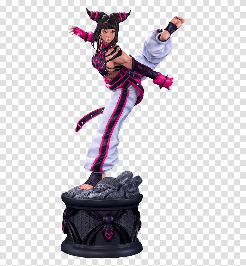 Street Fighter Iv Street Fighter Juri Statue, Person, Outdoors, Nature Transparent Png