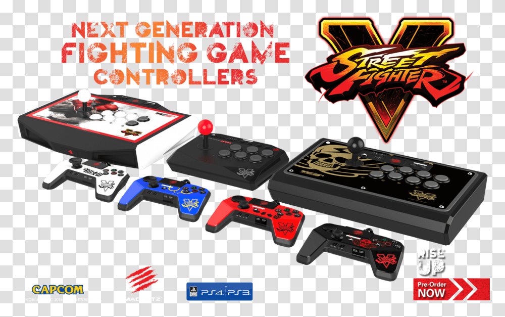 Street Fighter V Mad Catz Controllers Controller For Street Fighter 5 Pc, Video Gaming, Electronics, Dj, Flyer Transparent Png
