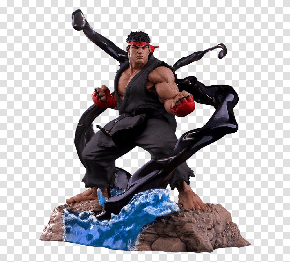 Street Fighter V Ryu Statue Street Fighter, Dance Pose, Leisure Activities, Adventure, Person Transparent Png