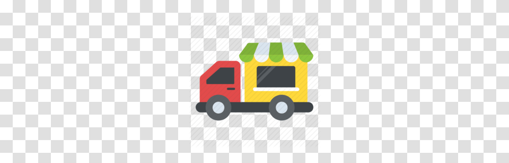 Street Food Clipart, Fire Truck, Vehicle, Transportation, Van Transparent Png