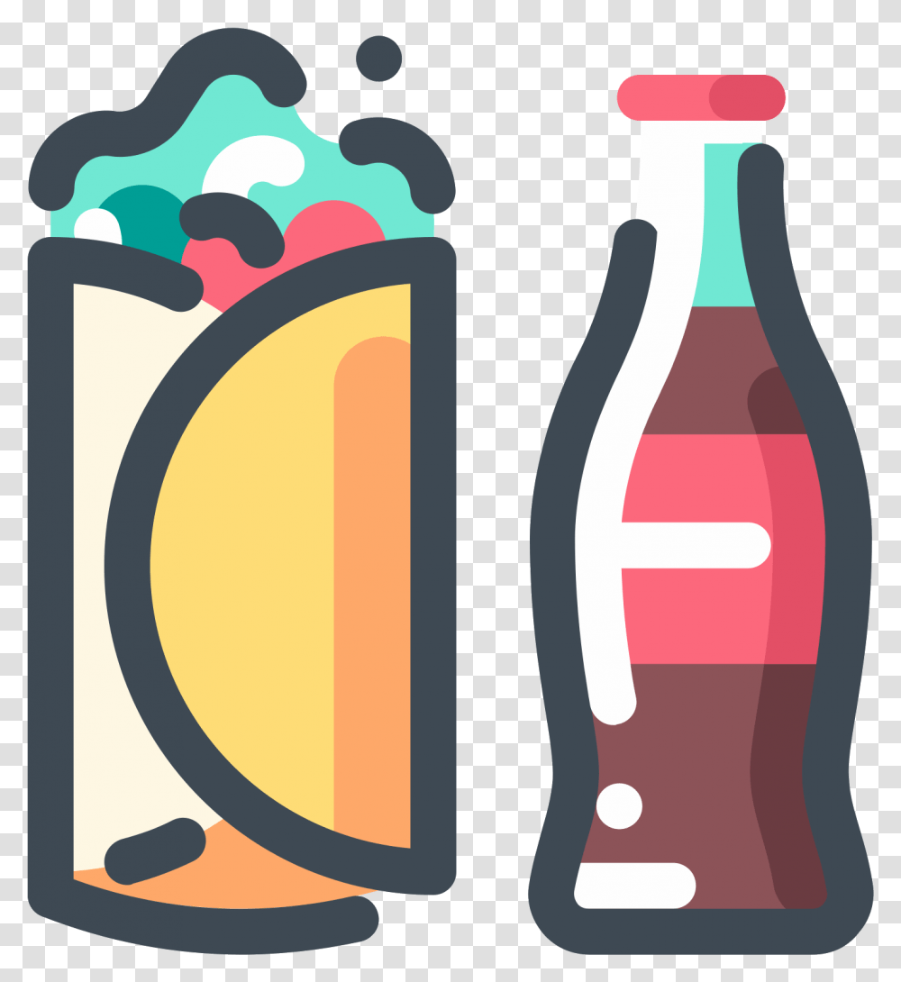 Street Food Icon Free Download And, Soda, Beverage, Drink, Bottle Transparent Png