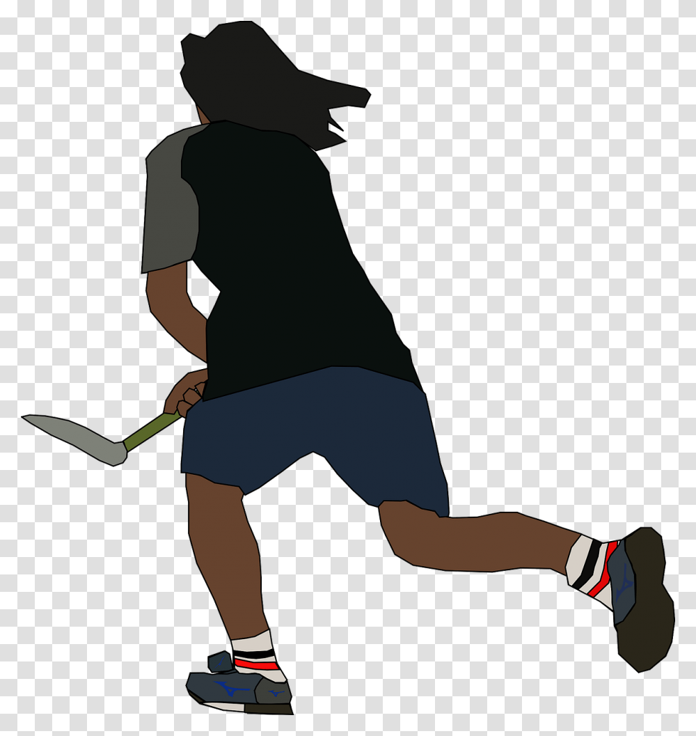 Street Hockey Playing Hockey Hockey Player Game, Person, Silhouette, People Transparent Png