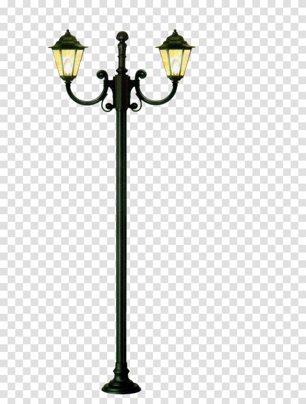 Street Light Image Street Lamp, Cross, Coat Rack Transparent Png