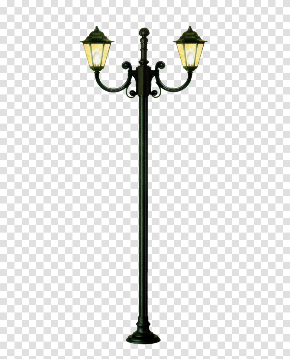 Street Light, Lamp Post, Cross, Lampshade Transparent Png