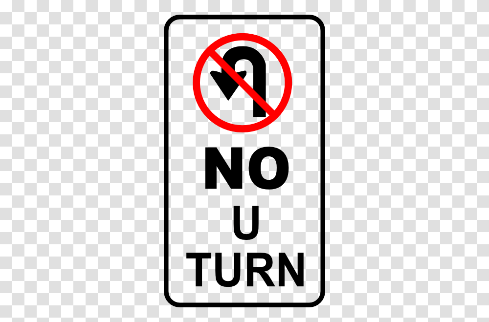 Street Sign No U Turn Clip Art, Road Sign Transparent Png