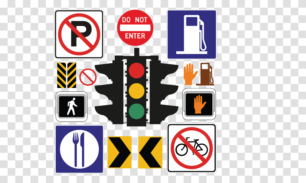 Street Signs And Icons Clipart Street Sign Icons, Light, Traffic Light, Road Sign Transparent Png