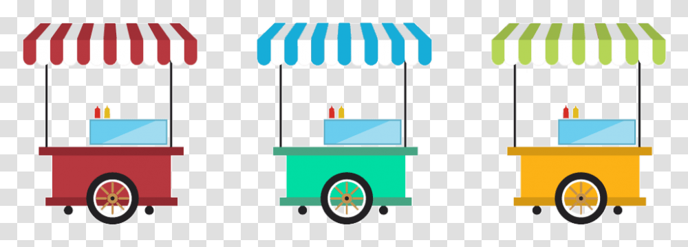 Street Vendor Food Cart Clipart, Canopy, Transportation, Vehicle, Awning Transparent Png