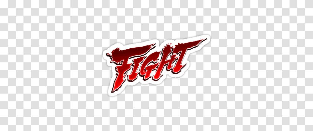 Streetfighter Fight Stickers, Ketchup, Label, Logo Transparent Png