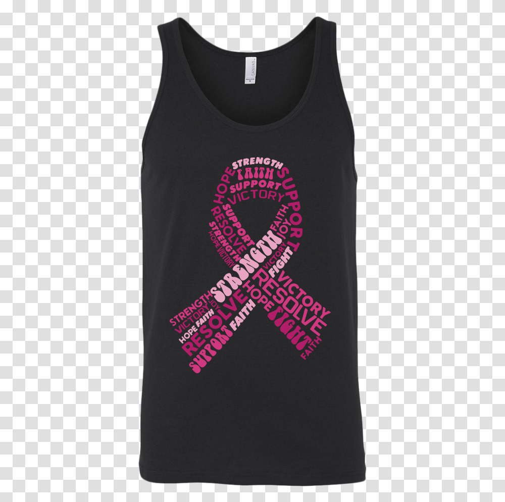 Strength Faith Support Victory Pink Ribbon Breast Cancer Cross, Sleeve, Long Sleeve, Book Transparent Png
