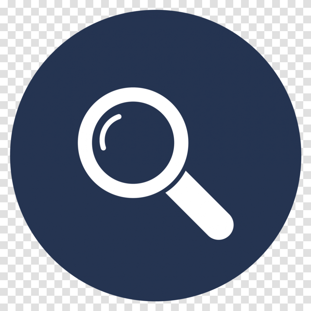 Strengths Mastery Search Icon Gray Circle, Magnifying, Moon, Outer Space, Night Transparent Png