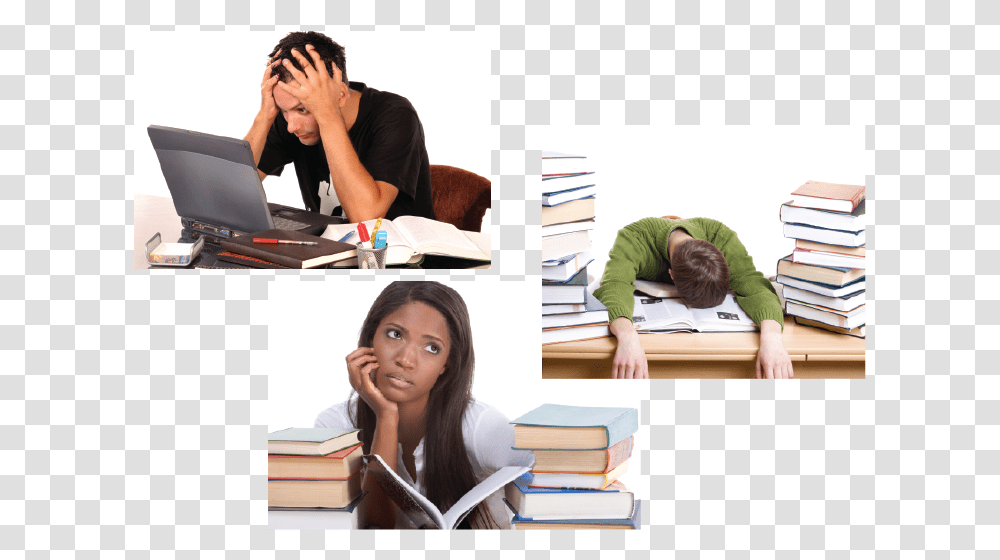 Stress Management Tips For College Students The Writepass Stressed Out At Computer, Person, Reading, Laptop, Pc Transparent Png