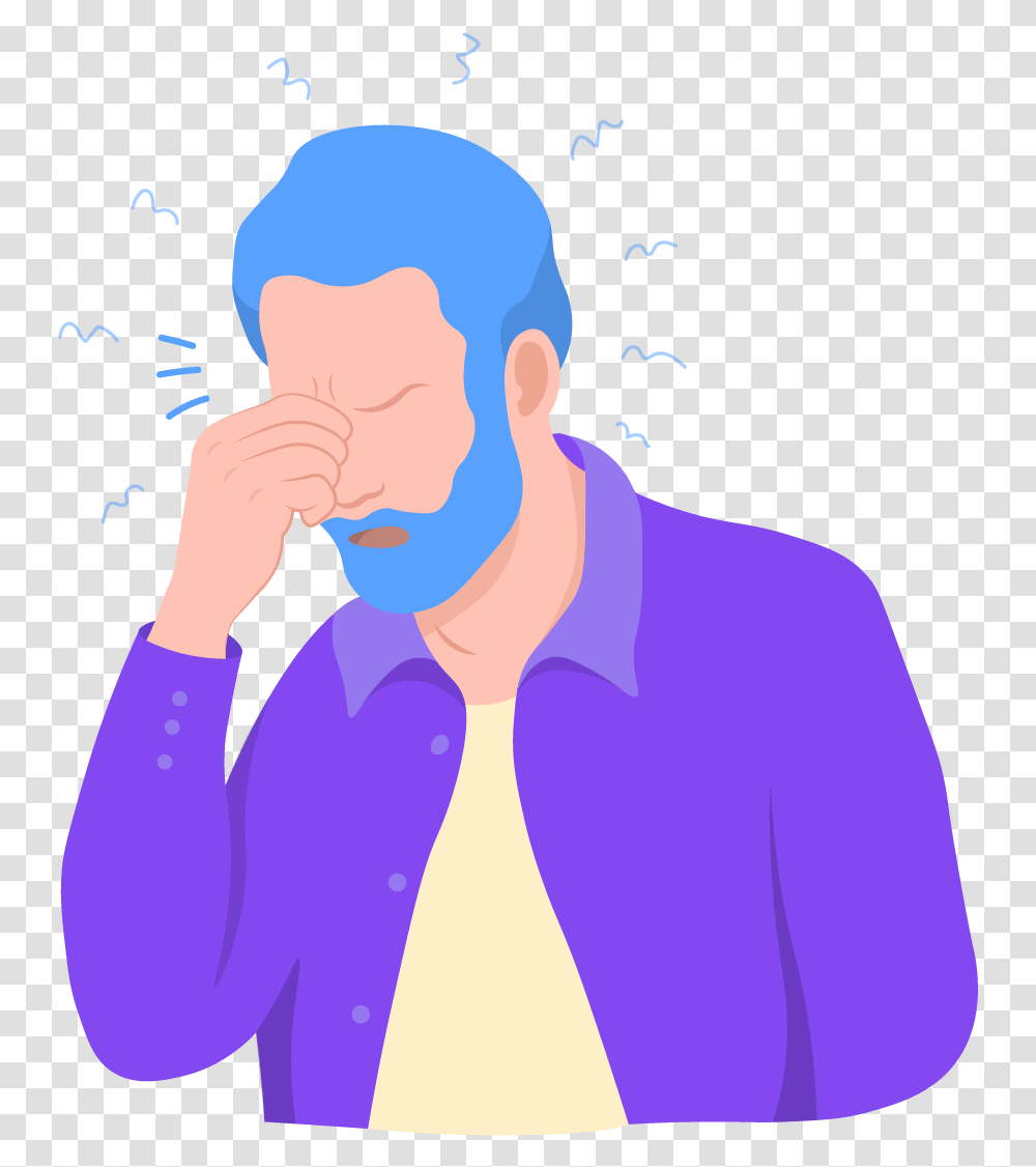 Stress Worry, Person, Human, Outdoors, Nature Transparent Png